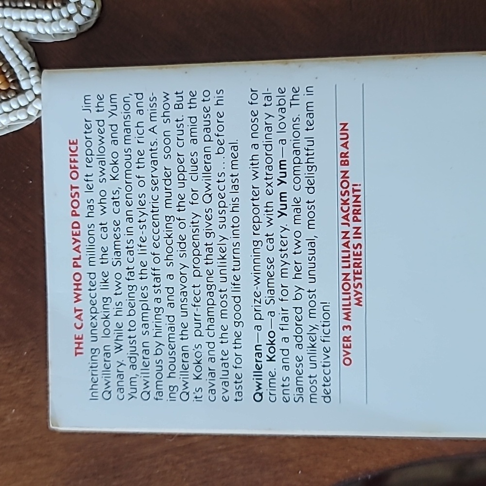 'Jonathan Livingston Seagull', 2 'The Cat Who...' & 'The Giver Of Stars' Books. - Picture 8 of 11